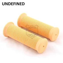 Запчасти для мотоциклов 1 пара рулевой Мягкий резиновая рукоятка руль 7/" для Kawasaki Honda Chobber Bobber Универсальный