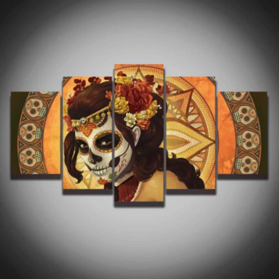 Vergelijk prijzen op colorful skull art online winkelen / kopen ...