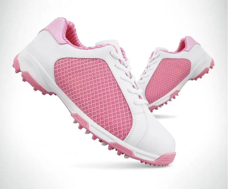 Высокое качество! PGM обувь для гольфа противоскользящая дышащая обувь лакированная женская супер дышащая женская спортивная обувь