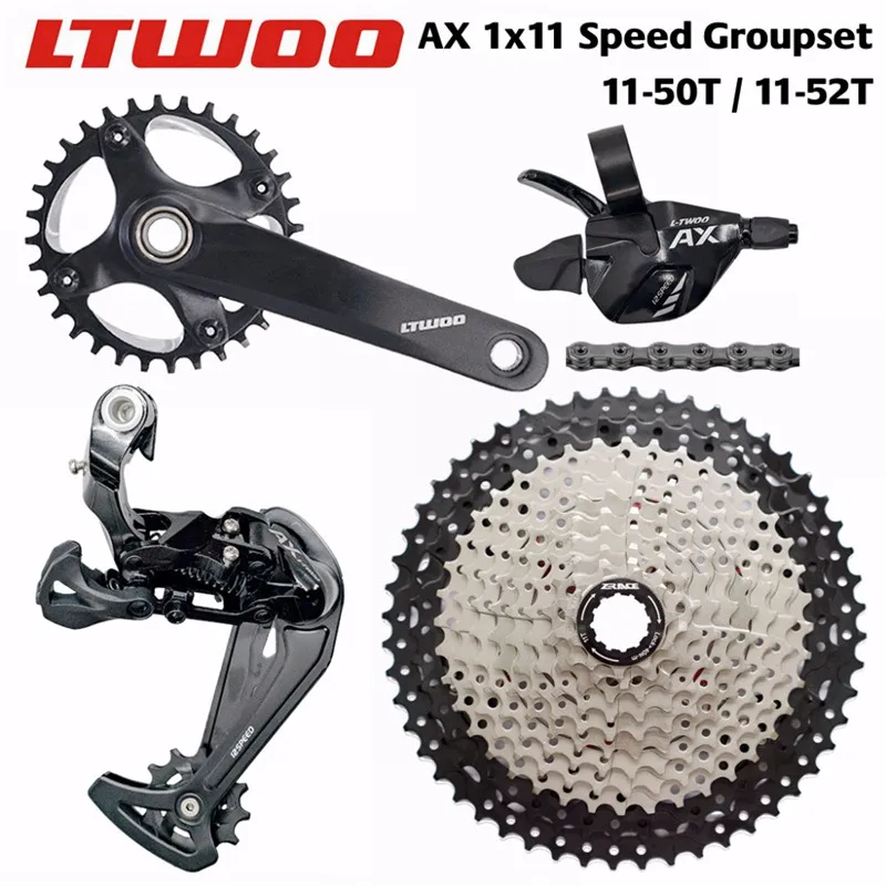 

MTB AX 11 Speed Crankset + Shifter + Rear Derailleur + 50T ZRACE Bike Cassettes + YBN 11s Chain Groupset ,for PCR BEYOND M8000