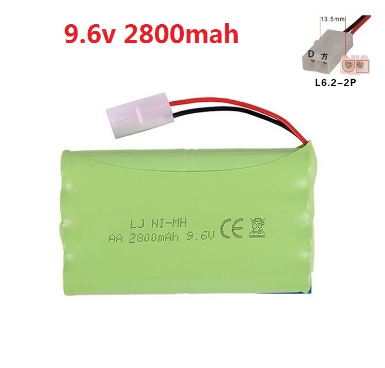 

YUKALA 9.6V 1800MAH/2800MAH Ni-MH AA battery/USB charger for RC Truck/RC car/ RC boat/ RC tank