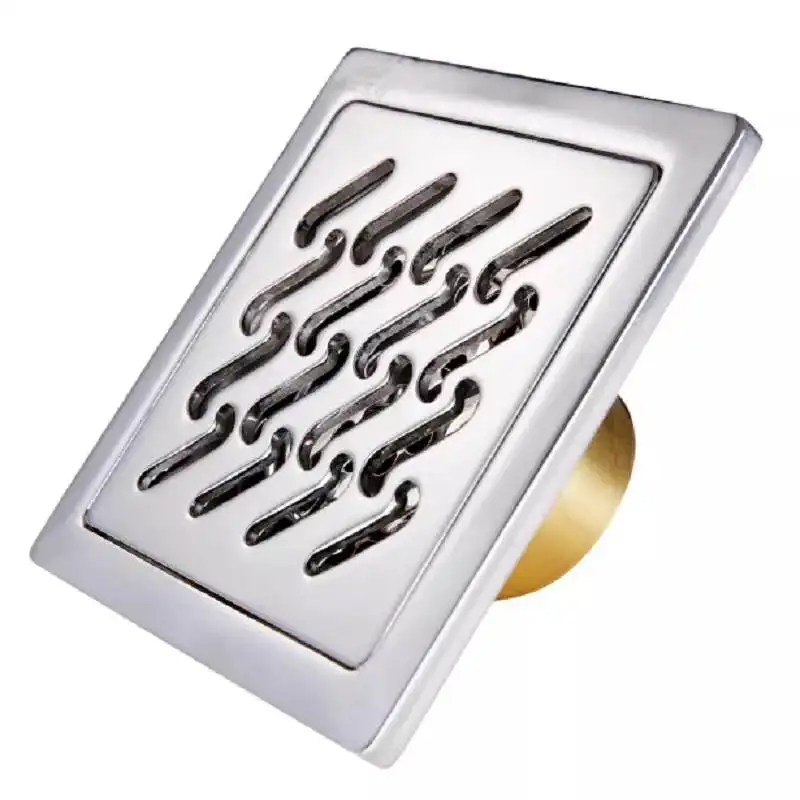 Floor Drain Stainless Steel Square Bathroom Shower Drain Commercial