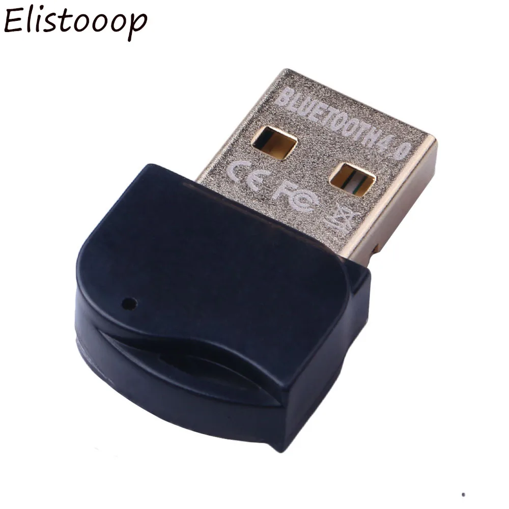 Elistooop Bluetooth Adapter V4.0 Free Driver CSR Dual Mode Wireless Mini USB Dongle 4.0 Transmitter for Computer PC | Электроника