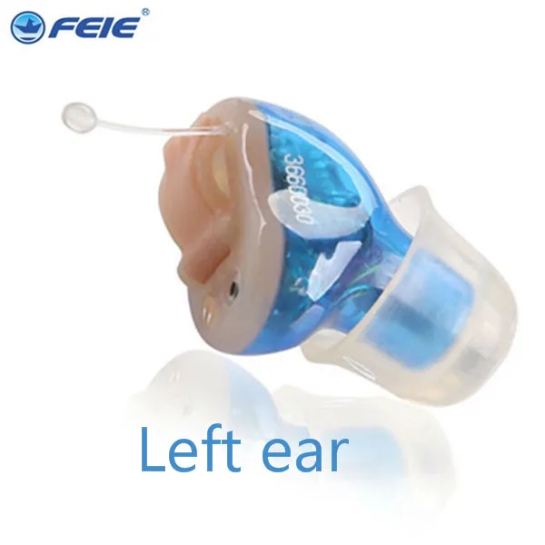 

Mini CIC Hearing Aid Adjustable Tone Low Distortion Noise Reduction Digital Programamble S-16A Sound Enhancement for Deaf