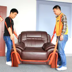 2018 Новый подъемный подвижный ремень мебель транспортный ремень в запястье ремни команда ремни Mover легче Конвейерный ремень оранжевый