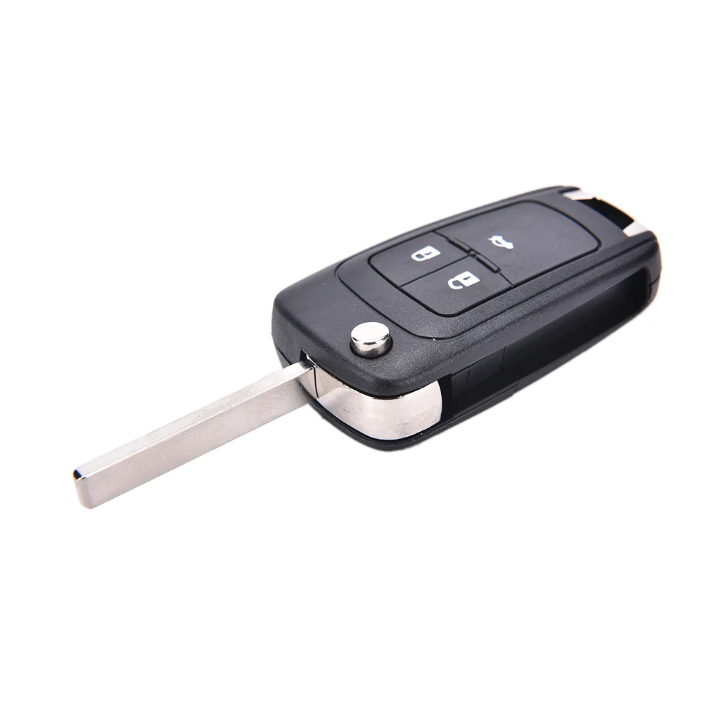 Струйный 3 кнопки складной откидная оболочка ключа дистанционного управления чехол Крышка Fob для Chevrolet Cruze