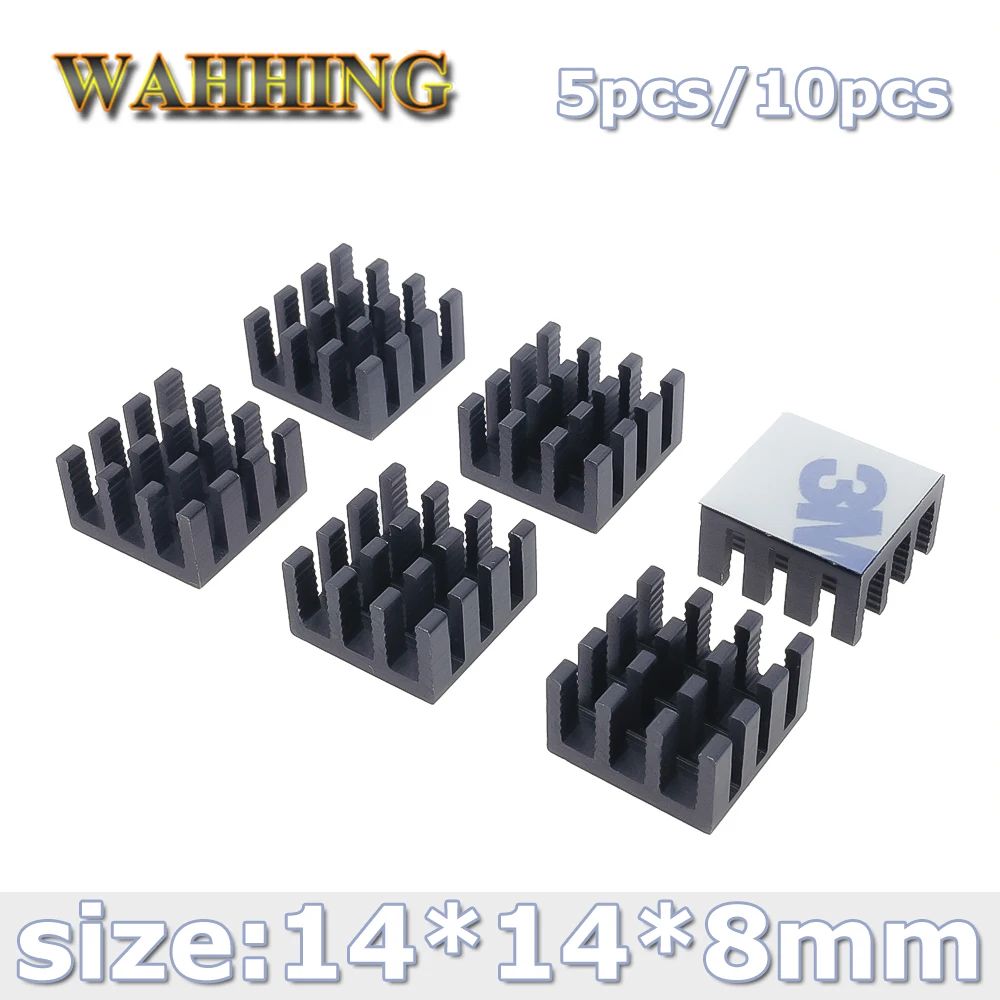 5/10pcs Computer Cooler Radiator Aluminum Heatsink Heat sink for Electronic Chip Heat dissipation Cooling Pads 14*14*8mm HY1274 5/10pcs Computer Cooler Radiator Aluminum Heatsink Heat sink for Electronic Chip Heat dissipation Cooling Pads 14*14*8mm HY1274