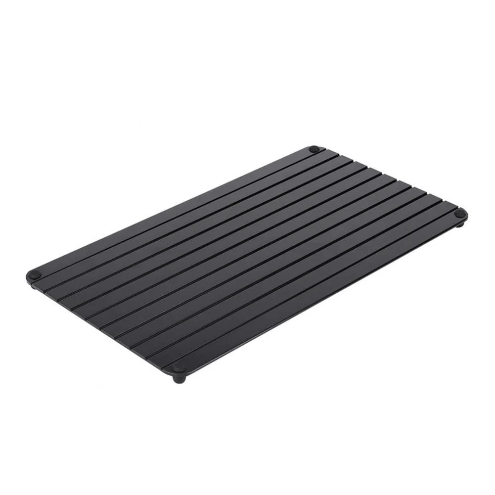Fast Aluminum Quickly Frozen Food Seafood Plate Kitchen Tools Meat Defrosting Tray Thaw Home
