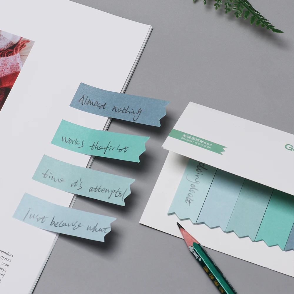 us 0 61 23 off 100 pages paper sticky notes gradient guestbook office bookmark marker memo index flags tab strip sticker phone book stickers in office guest book