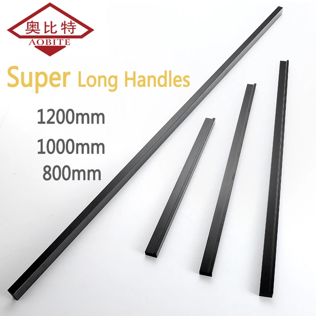 AOBITE Black Long 1200mm Handles Drawer Bedroom Pull Knobs