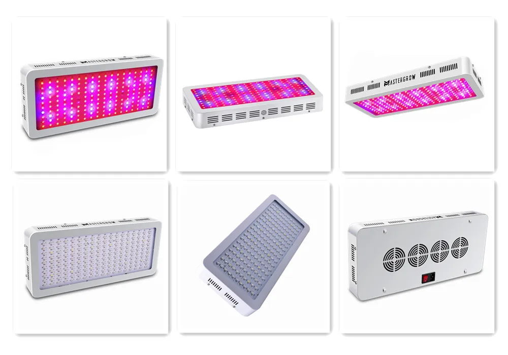 Полный спектр 300/600/800/900/1000/1200/1800/2000W LED Grow Light 410-730nm для комнатных растений и цветок парниковых расти палатку