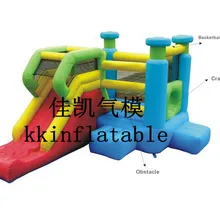 Надувной замок-батут большой батут комбо