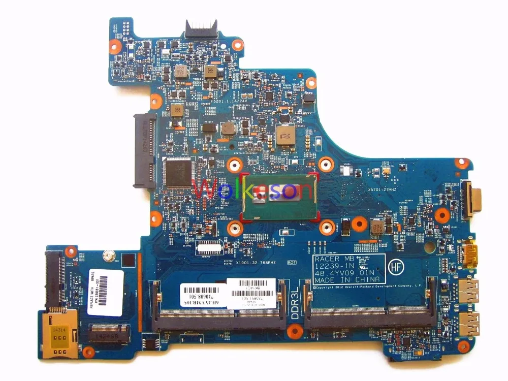 SHELI для hp Probook 430 G1 материнская плата ноутбука с процессором I3 4005U 739851 501 48.4yv0901n 12239 1N