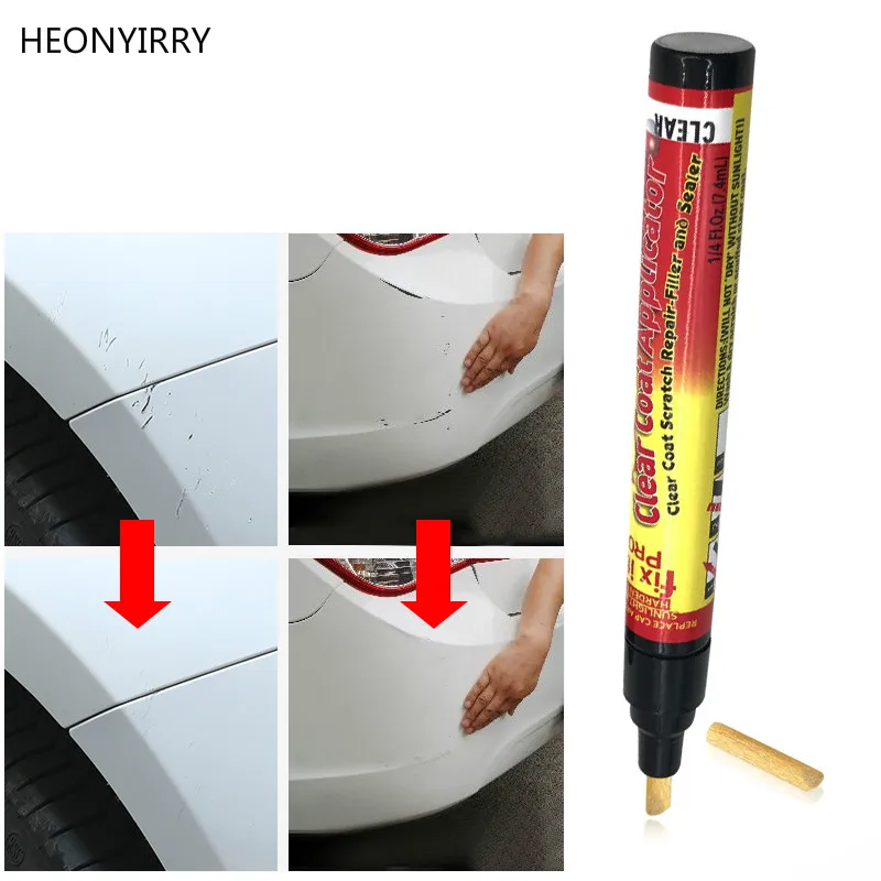 

1PC/ 2PCS New Portable Fix It Pro Clear Car Scratch Repair Remover Pen Simoniz Clear Coat Applicator Auto Paint pen Car-styling