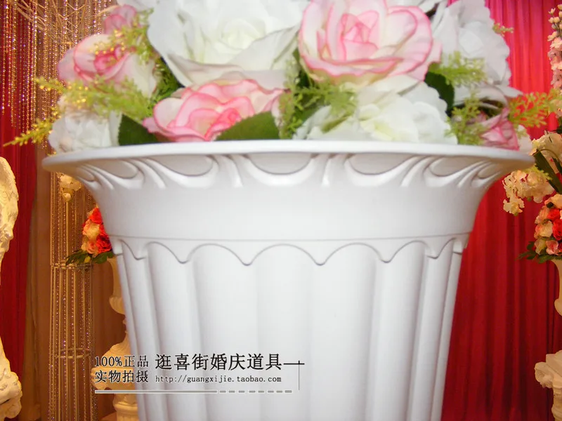 Props wedding luo road led cup flowerpot plastic flower POTS
