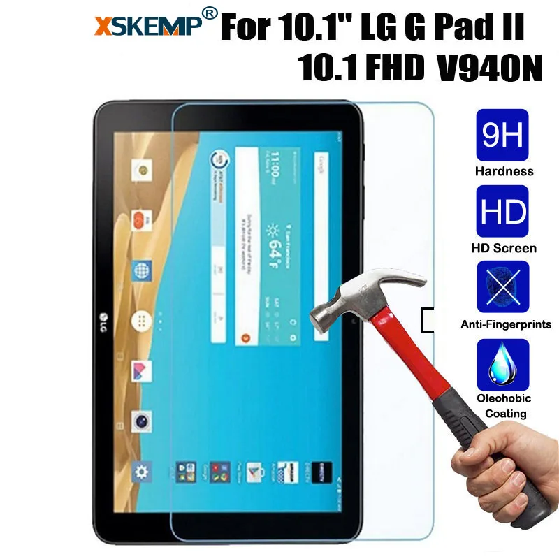 Твердое закаленное стекло XSKEMP 9H для LG GPAD 2 V940N 10 1 ультра прозрачное 0 3 мм ЖК-экран с