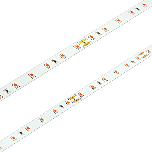 

LED grow light strip;DC12V input;2835 SMD 60leds/m;waterproof by silicon coating;455~465nm (Blue) and 660~665nm (Red)
