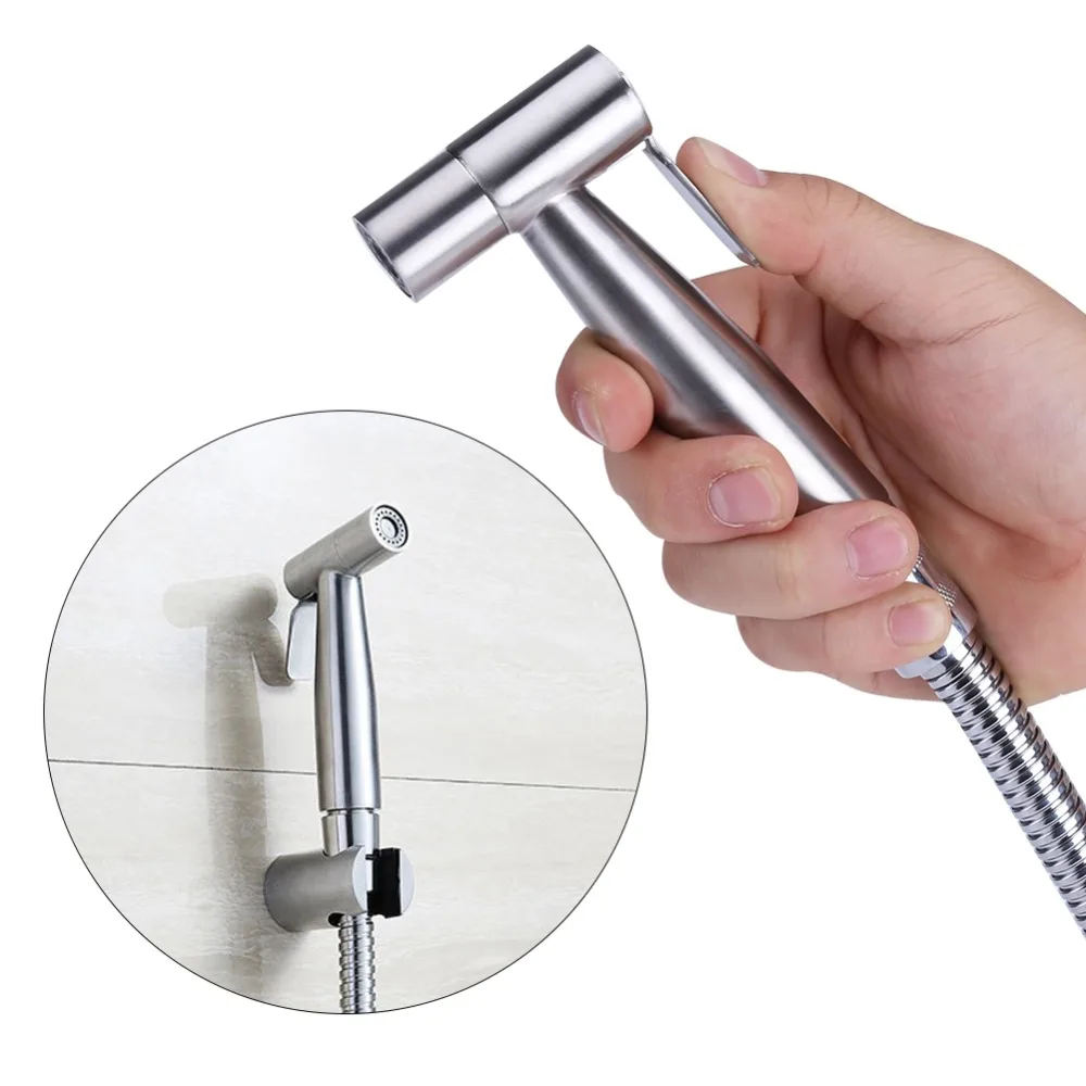 Bathroom Shower Sprayer Stainless Steel Handheld Bidet Sprayer Set with