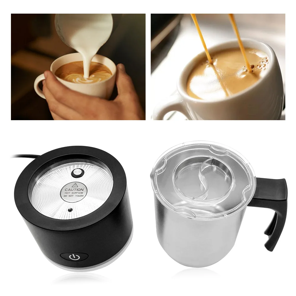 Автоматический вспениватель молока, пароварка для молока, Электрический Капучинатор для горячего/холодного эспрессо, Кофеварка, Электрический Капучинатор для вспенивания молока, ЕС