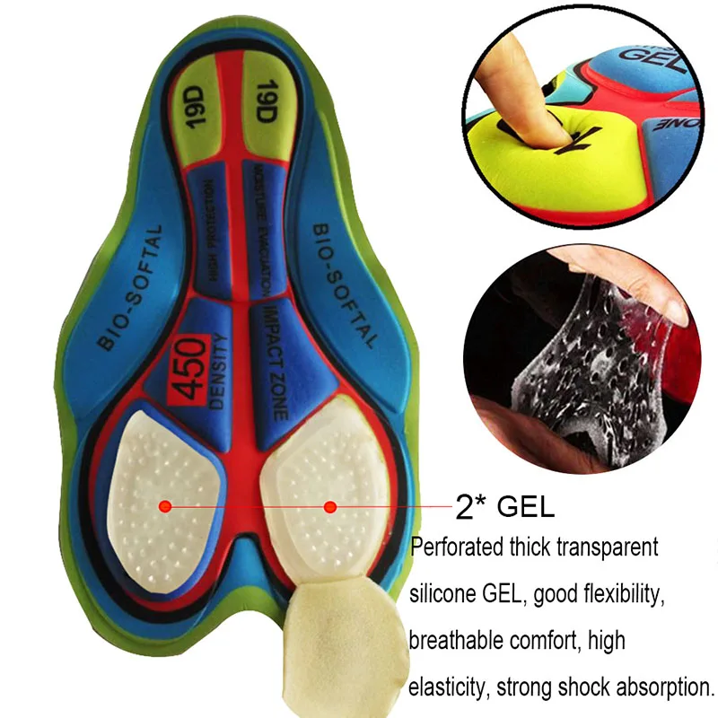 Шорты для велоспорта, Спортивное нижнее белье, компрессионные колготки, велосипедные шорты, гелевое нижнее белье для мужчин и женщин, шорты для езды на велосипеде