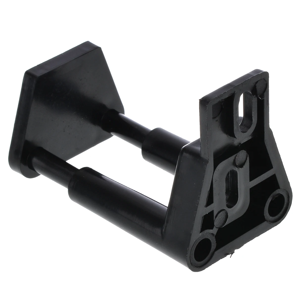 Mayitr Black Bottom Floor Sliding Barn Door Guide Wall Stay Roller Guide With Screws For Door Hardware Kit