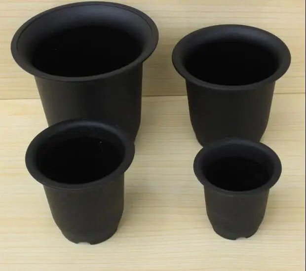 Thicken Chunky Matte Vientiane Basin.black color,succulents pots