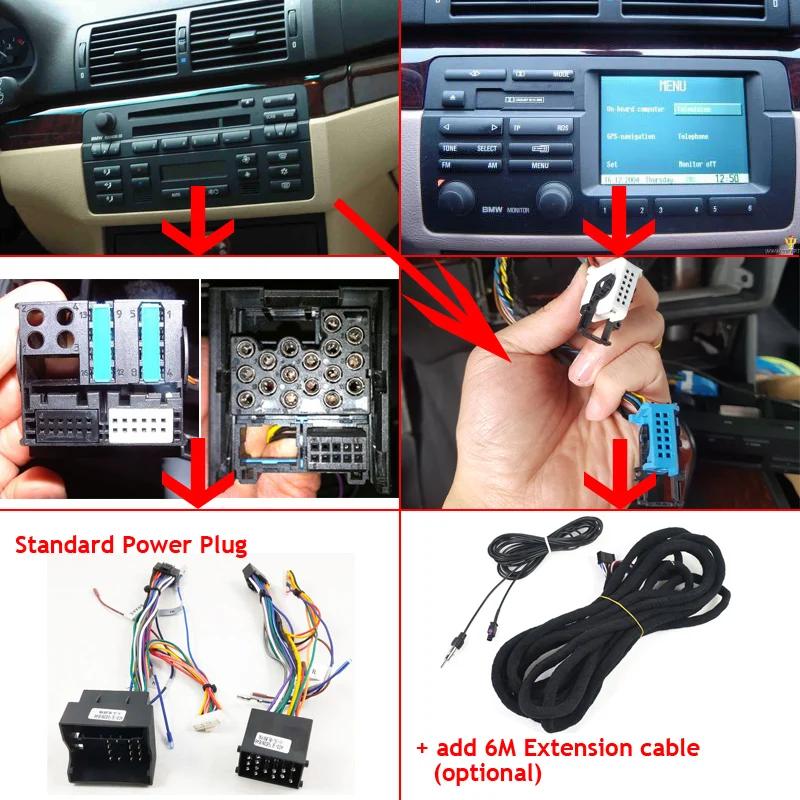 Top SilverStrong ANDROID9.0 RADIO for E46 Car DVD 1Din for BMW E46 DVD for M3 3 Series 1DIN Radio 318 320 328 With RDS DAB Option 1