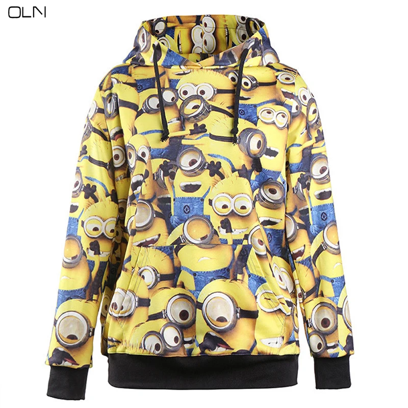 Minion hoodie women's Outlet