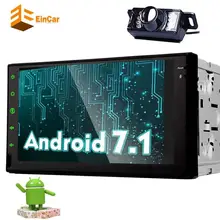 Android 7.1 car audio capacitive touch screen 2 din radio Bluetooth GPS multimedia support Bluetooth/WIFI/OBD2 camera navigation