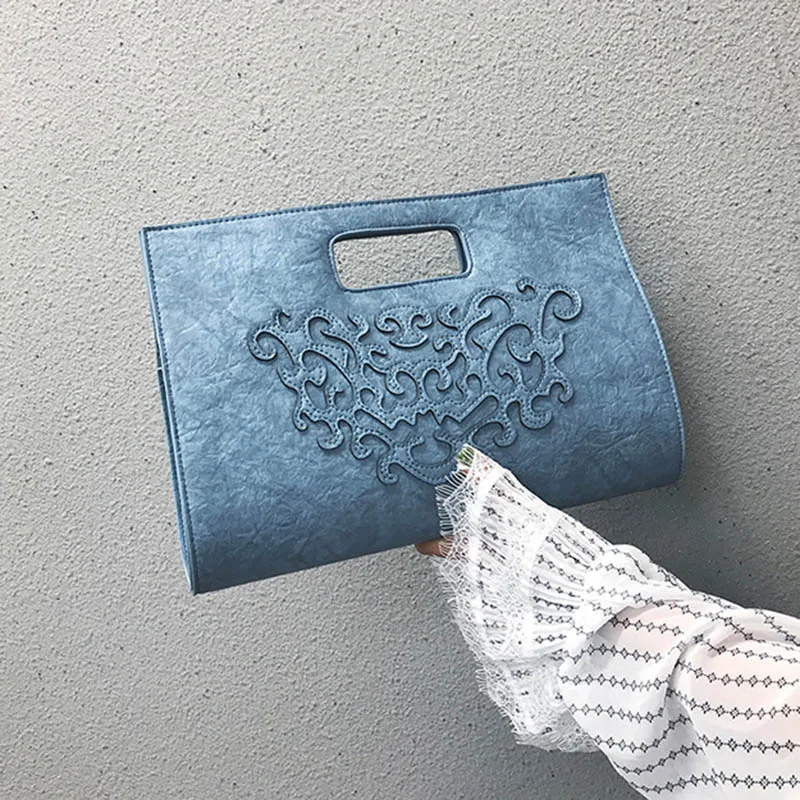 Women Leather Handbag Retro Clutch Bag Female Messenger Crossbody Shoulder Bags Lady Envelope Bag Party Purse Sac A Main SS7272 (22)