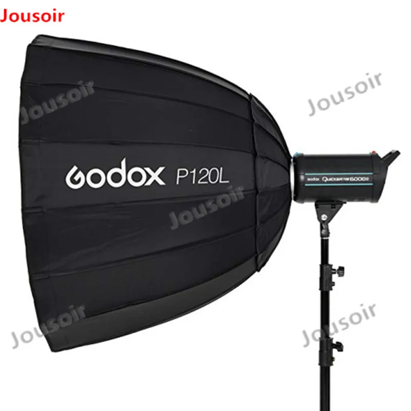 Godox P120L 120 см Глубокий параболический Bowens Mount портативный софтбокс для студийная вспышка Speedlite Отражатель софтбокс для фотостудии CD50 T03Y