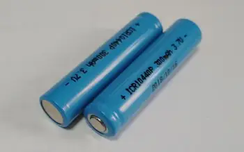 

5PCS No. 7 AA LIR10440 300mah rechargeable lithium battery High current 1.5A