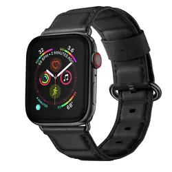 Модный роскошный ремешок для Apple Watch Series 1 2 3 4 40 мм 44 мм ремешок для Apple iwatch 38 мм 42 мм ремешок из натуральной кожи браслет