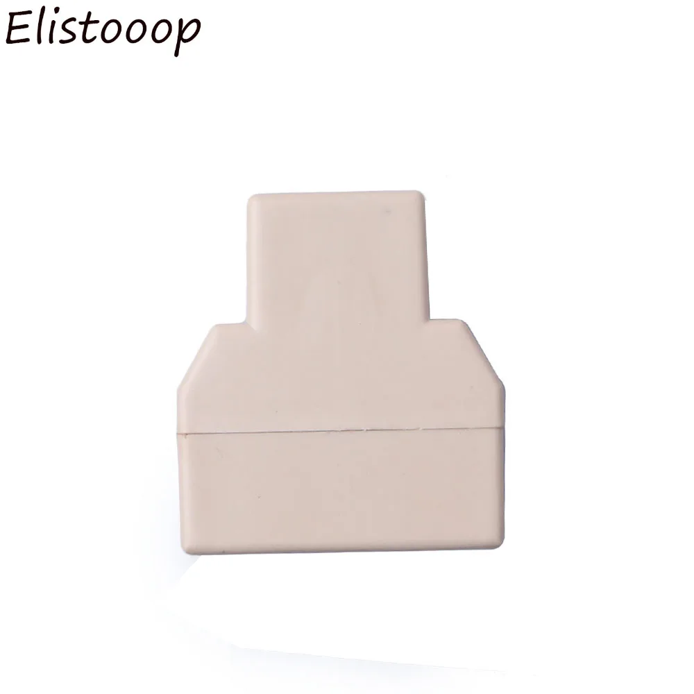 Elistooop 3 шт./лот Соединительный адаптер от 1 до 2 каналов сетевой Ethernet Кабель LAN RJ45