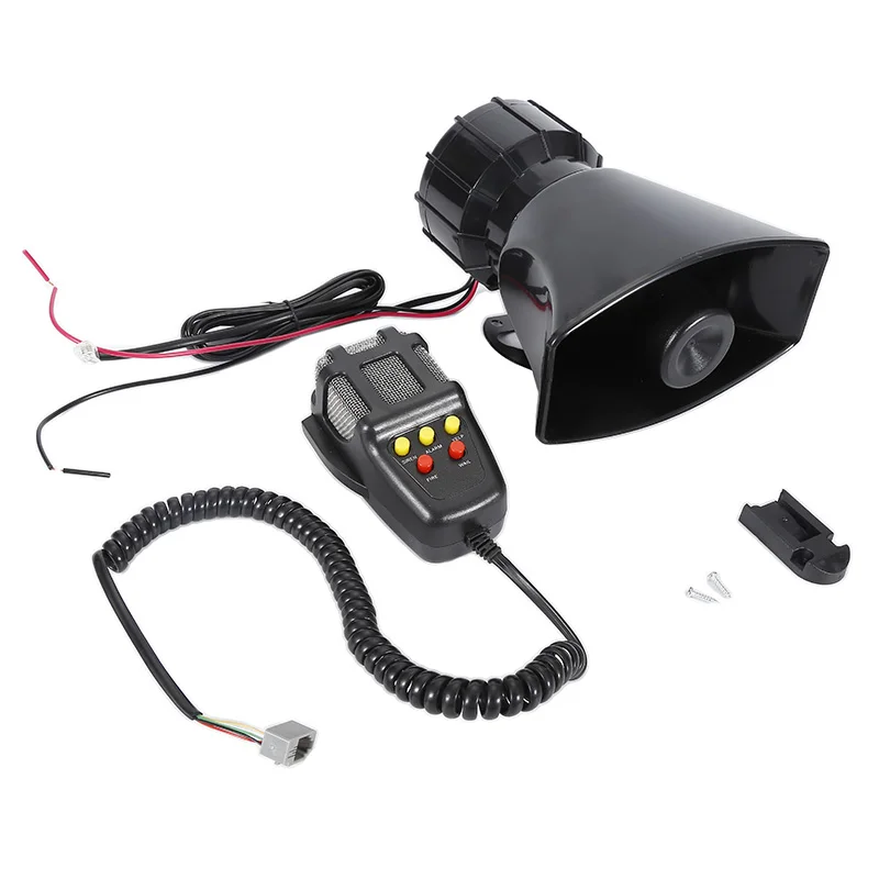 12V 100W Loud Horn 5 Sounds Trumpet Auto Car Motorcycle Truck Speaker