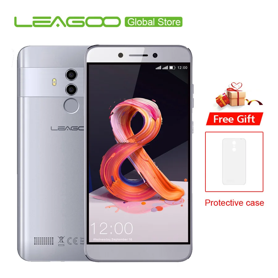 

Leagoo T8S Face ID 5.5''FHD 16:9 Incell 4GB RAM 32GB ROM Android 8.1 MT6750T Octa Core 3080mAh 13MP Dual Camera Mobile Phone