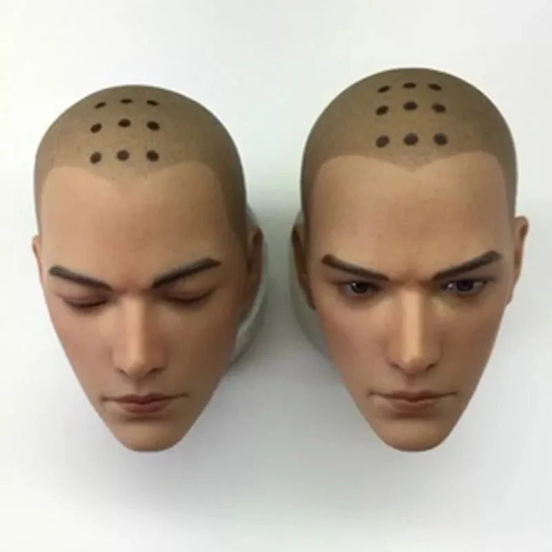 Mnotht 1/6 весы солдаты Святой heshangtou игрушка мужской монах голова модель для лепки