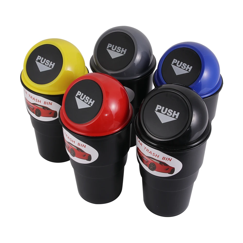 

1PC Car garbage can Car Trash Can Garbage Dust Case Holder Bin Car Portable garbage bin Holder Case box storage Car accessories