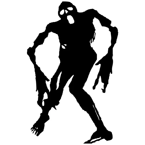 New Thriller Zombie Cut Vinyl Skull People Car Decal Waterproof Cool