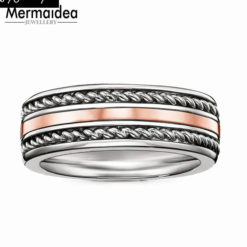 Розовое золото Цвет 925 серебрянная плоское кольцо обещание кольцо подарок для женщин мужчин оптовая продажа с фабрики Цена 2019 ювелирные