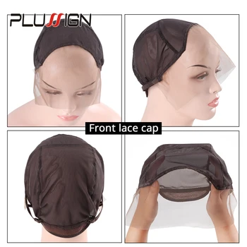 Three Style Can Choose Front/ 360/ Full Swiss Lace Wig Cap For Making Wigs Factory Supply Wholesale Lace Wig Net For Black Women 3