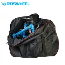 ROSHWEEL 2 in 1 Folding Bike Package Bag + Handlebar/Saddle Storage Bag Folding Bicycle Packing Bag Loading Package Panniers