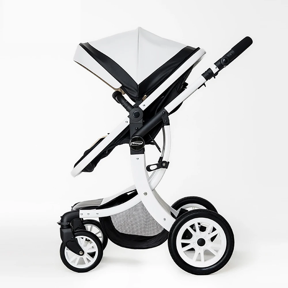 Бесплатная доставка babyfond детская Роскошная коляска 3 в 1 модный транспортный