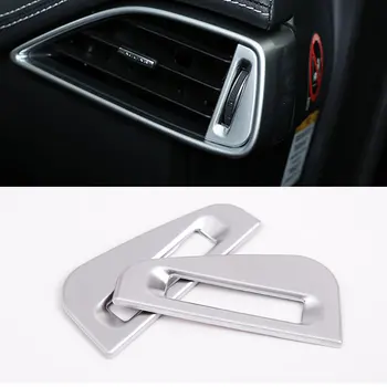 

For Jaguar XE F-Pace f pace 2016 2017 ABS Chrome Material Air conditioning Outlet Swith Frame Cover Trim Set of 2 pcs