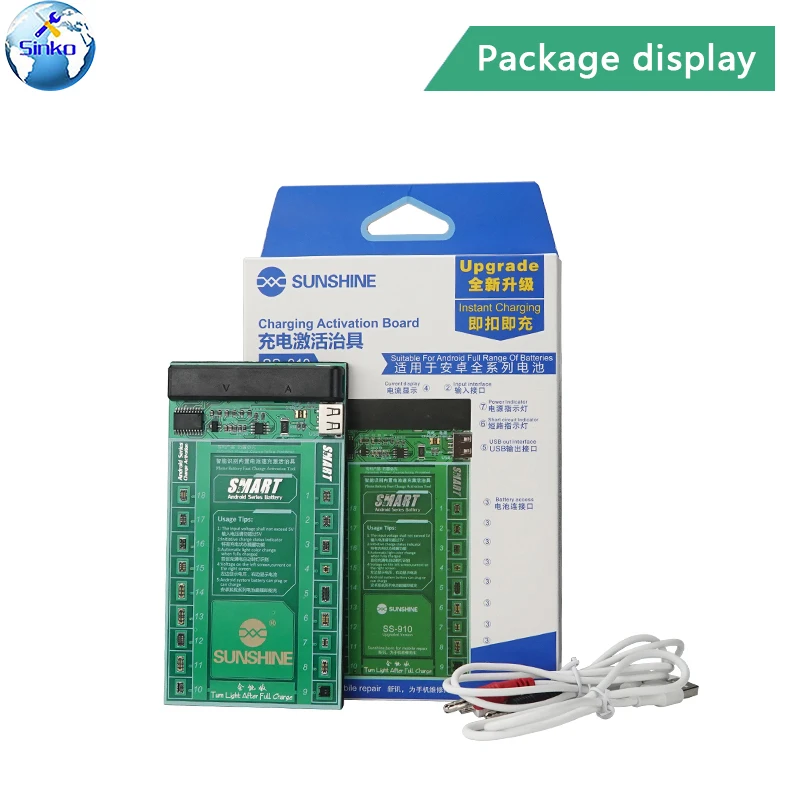 

Sunshine Android Safe Battery Activation Board For Sam HTC.SONY Huawei OPPO VIVO. Battery Activate Charge Board Activation Plate