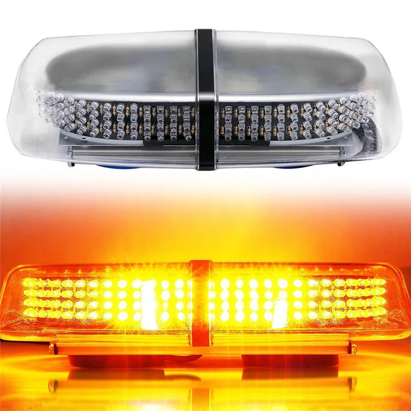 

NEW 72 LED 5730 SMD Car Roof Flashing Strobe Emergency Light DC 12V 24V LED Truck Police Fireman Warning Lights Amber J4