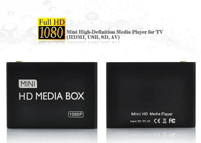Full HD 1080P медиаплеер центр Мультимедиа Видео плеер медиабокс с HDMI VGA AV USB SD/MMC mkv H.264 HDDK7 r15