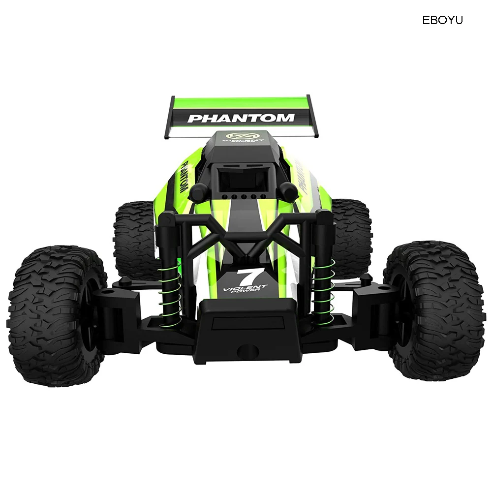 EBOYU 173201 RC Buggy 1:32 Scale with Ramp and Cones for All Terrain RC Car Rechargeable RC Racing Cars for Kids and Adults EBOYU 173201 RC Buggy 1:32 Scale with Ramp and Cones for All Terrain RC Car Rechargeable RC Racing Cars for Kids and Adults