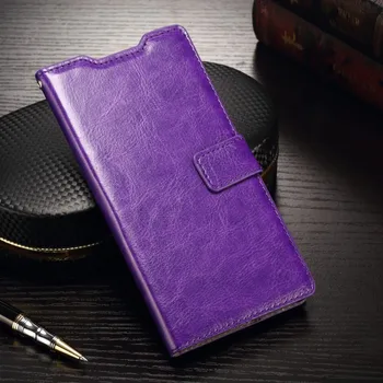 

100pcs/lot& Free Shipping New Arrival Crazy Horse Wallet Leather Case With Photo Frame Card Slots Cover For Sony Xperia Z5
