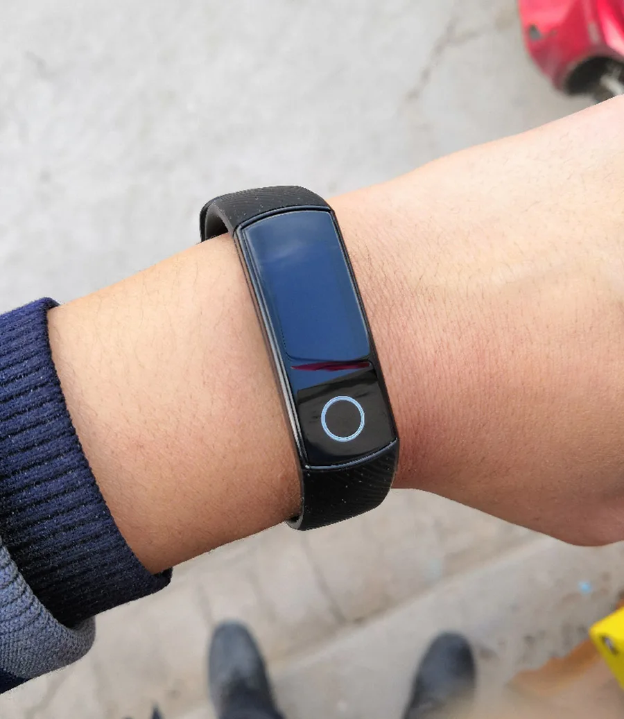 Умный Браслет huawei Honor Band 4, браслет для плавания, 5 АТМ, 0,95 дюймов, OLED экран, тачпад, монитор сердечного ритма, сообщение